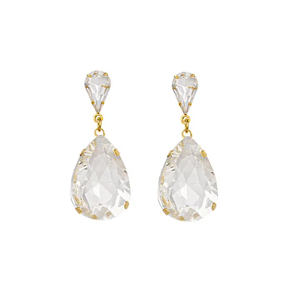 Jemima Earrings White