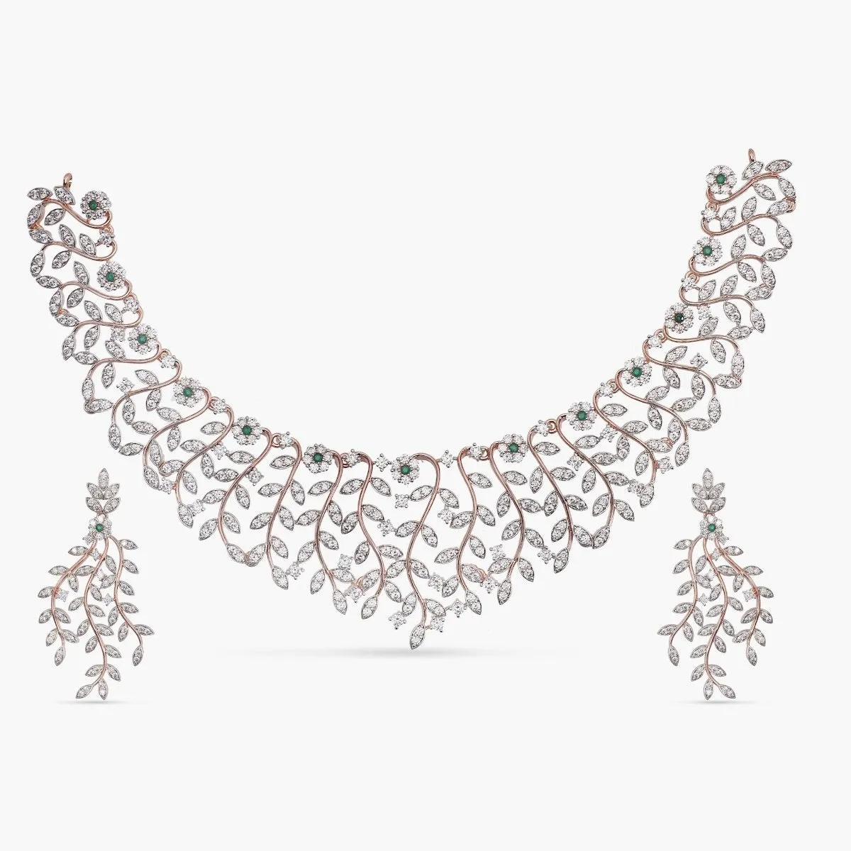 Lillian Nakshatra CZ Necklace Set