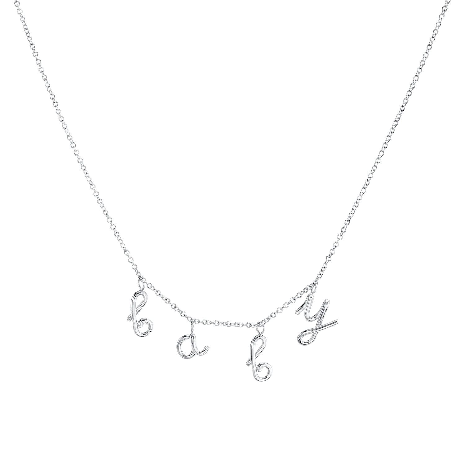 Mini Letter Baby Necklace