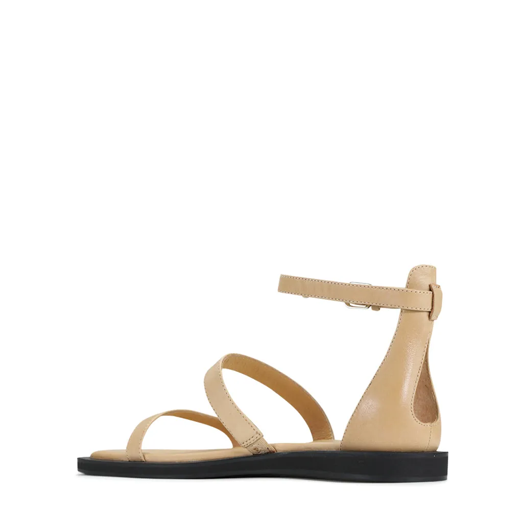 Mishelle Leather Ankle Strap Sandals