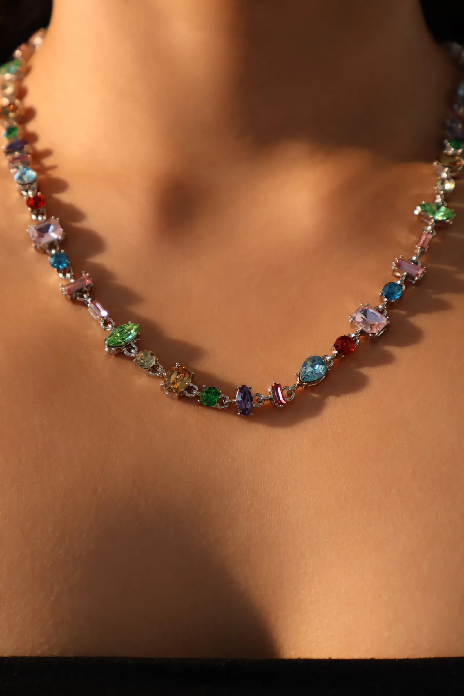 Multi Color Gems Necklaces