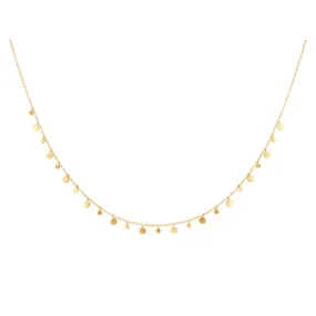 MURKANI - Coin Choker in 18KT Yellow Gold Plate