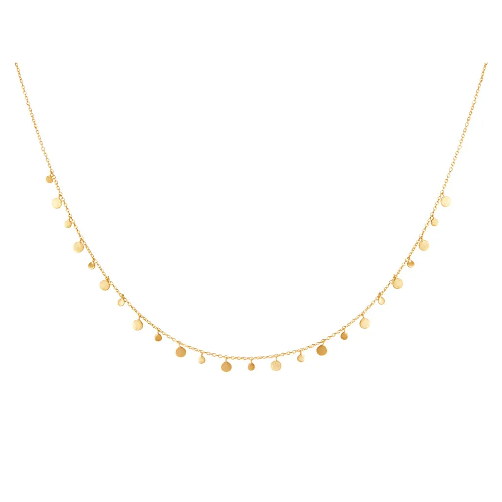 MURKANI - Coin Choker in 18KT Yellow Gold Plate