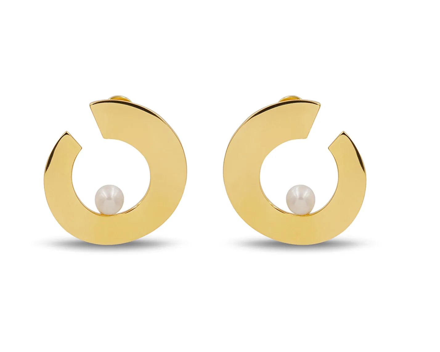 Onda Earrings Gold