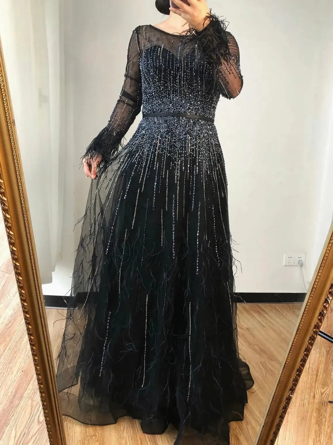 Paris - Black Evening Gown