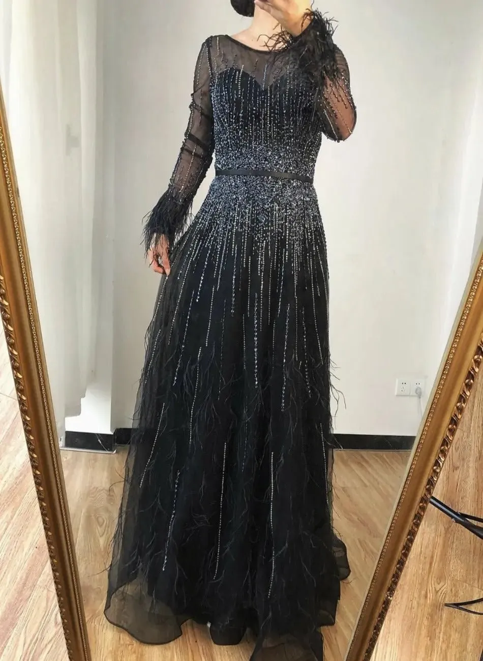 Paris - Black Evening Gown