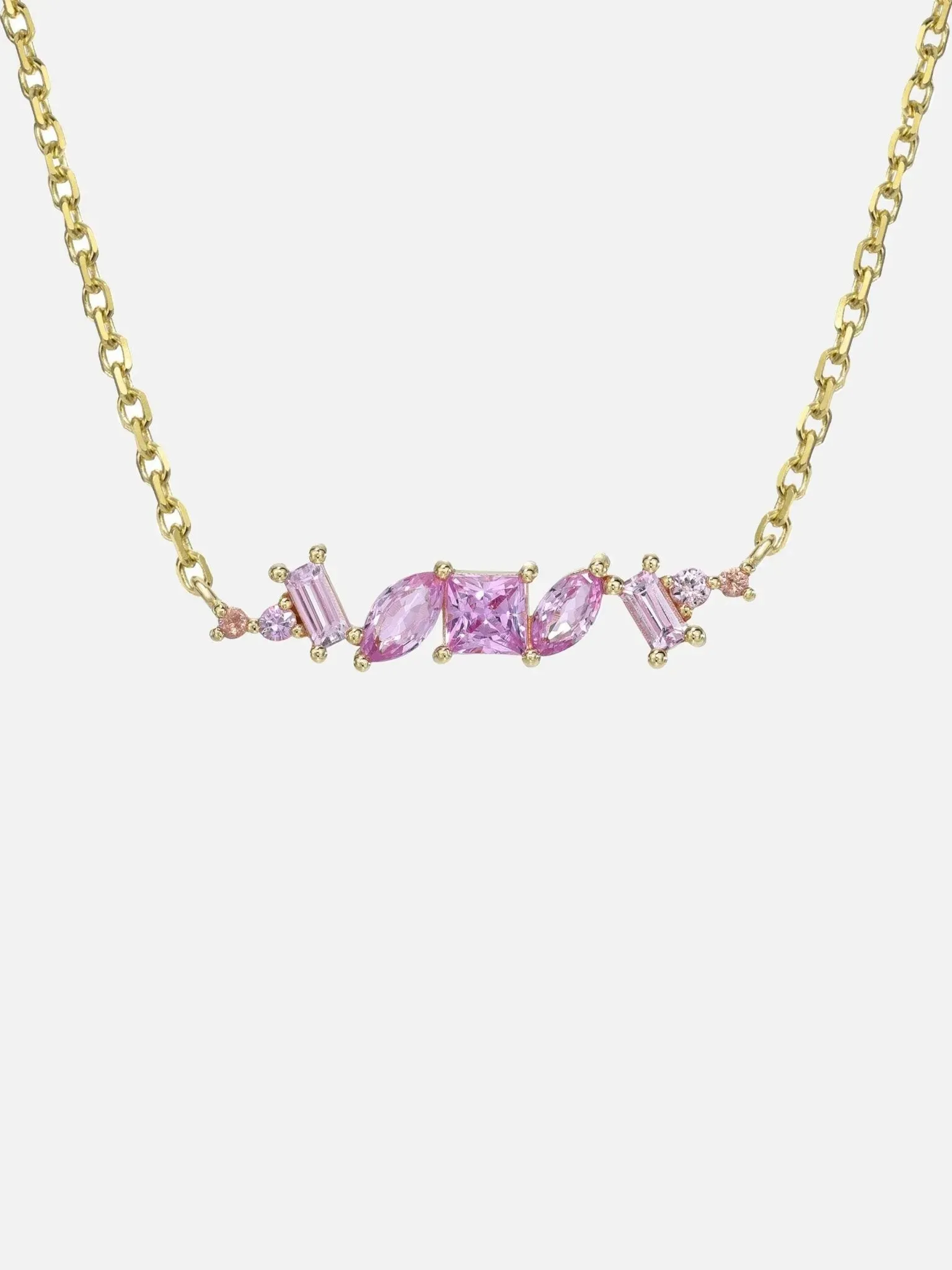 Pink Ombre Chaos Necklace