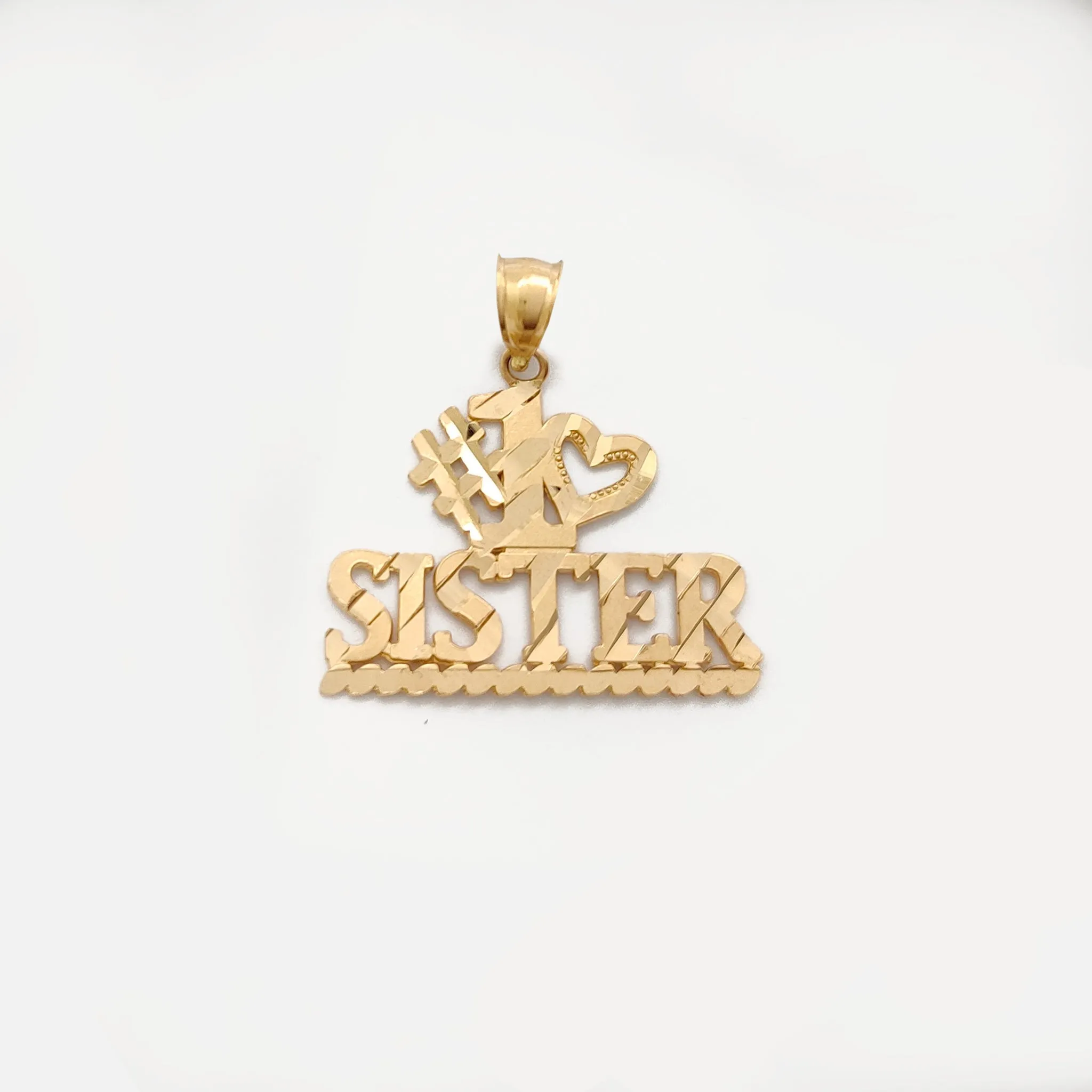 "#1 Sister" Pendant (14K)