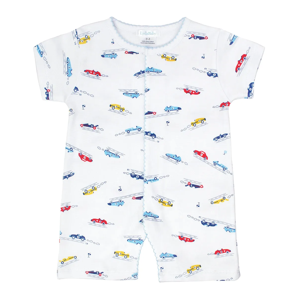 Racers Printed Romper | Baby Boy