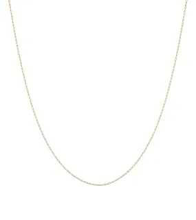 Rectangular Chain 50 cm Gold