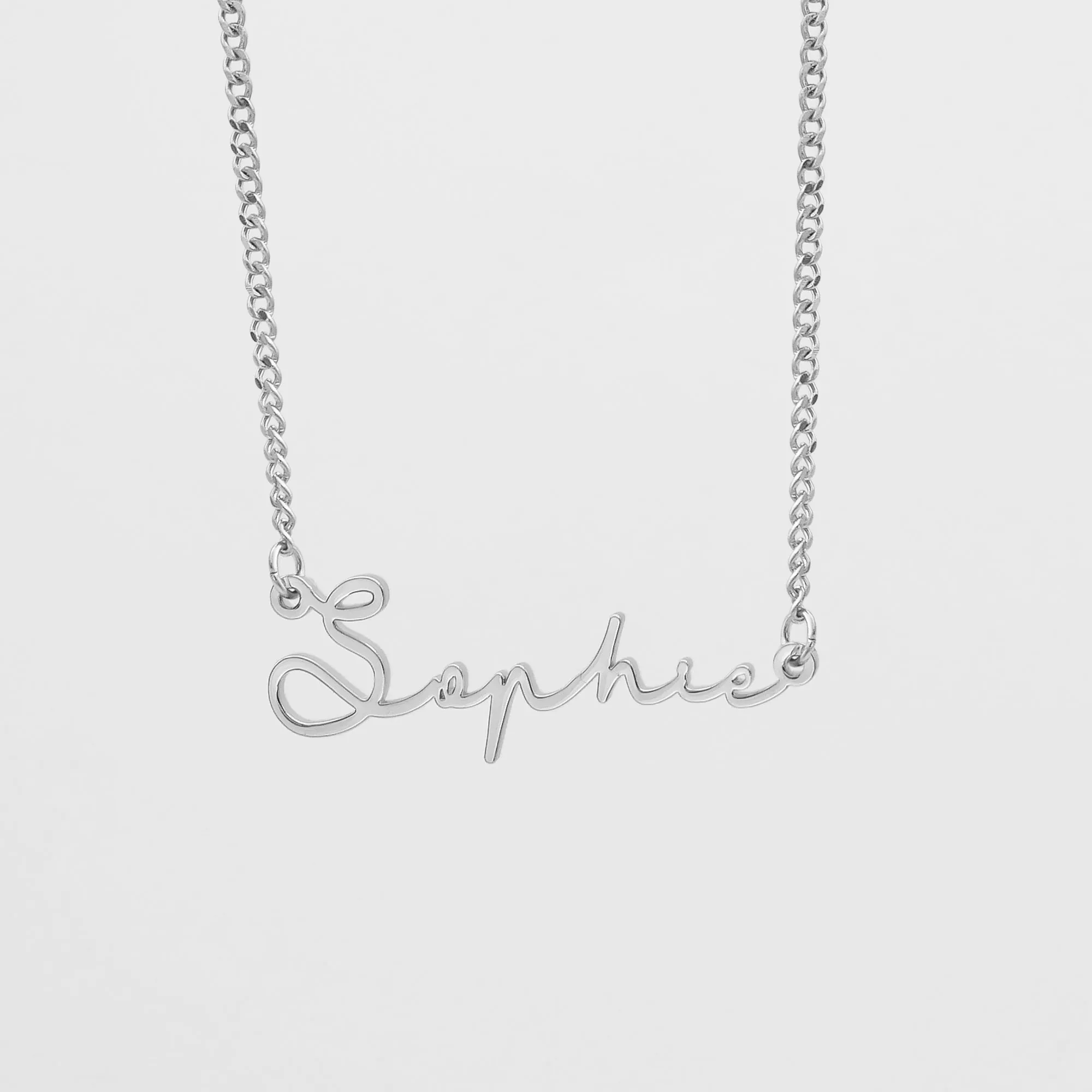 Selina Custom Name Necklace (Horizontal)