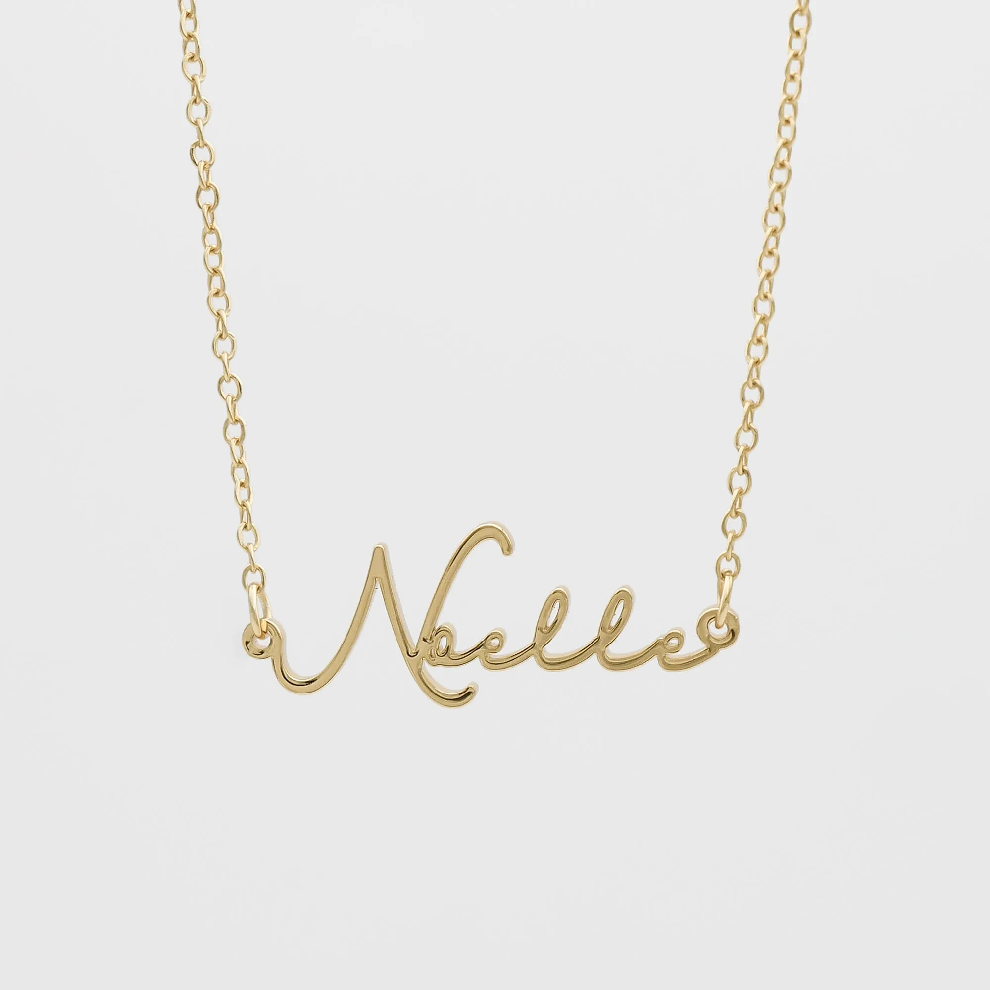 Selina Custom Name Necklace (Horizontal)