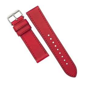 Signature Pueblo Leather Strap in Red