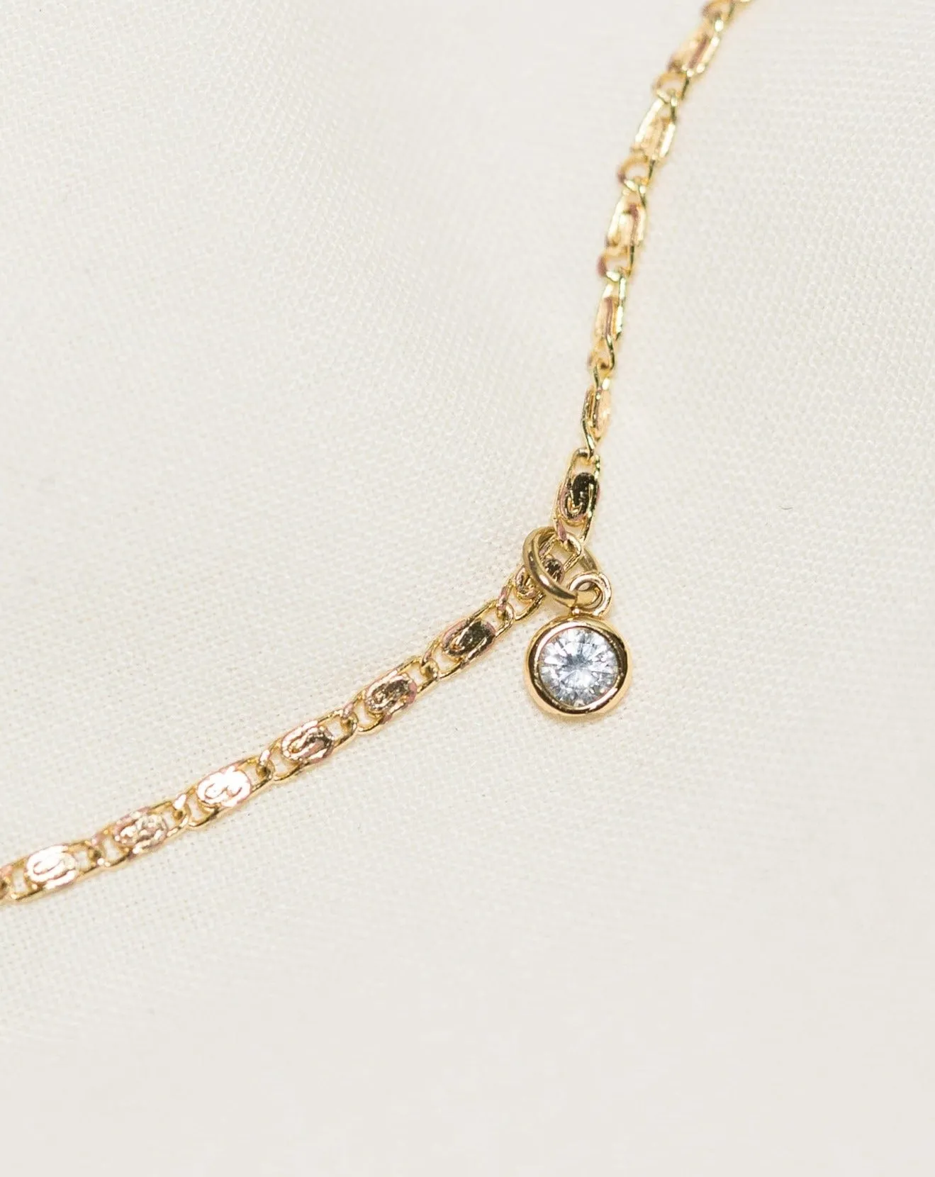 Solitaire CZ Necklace