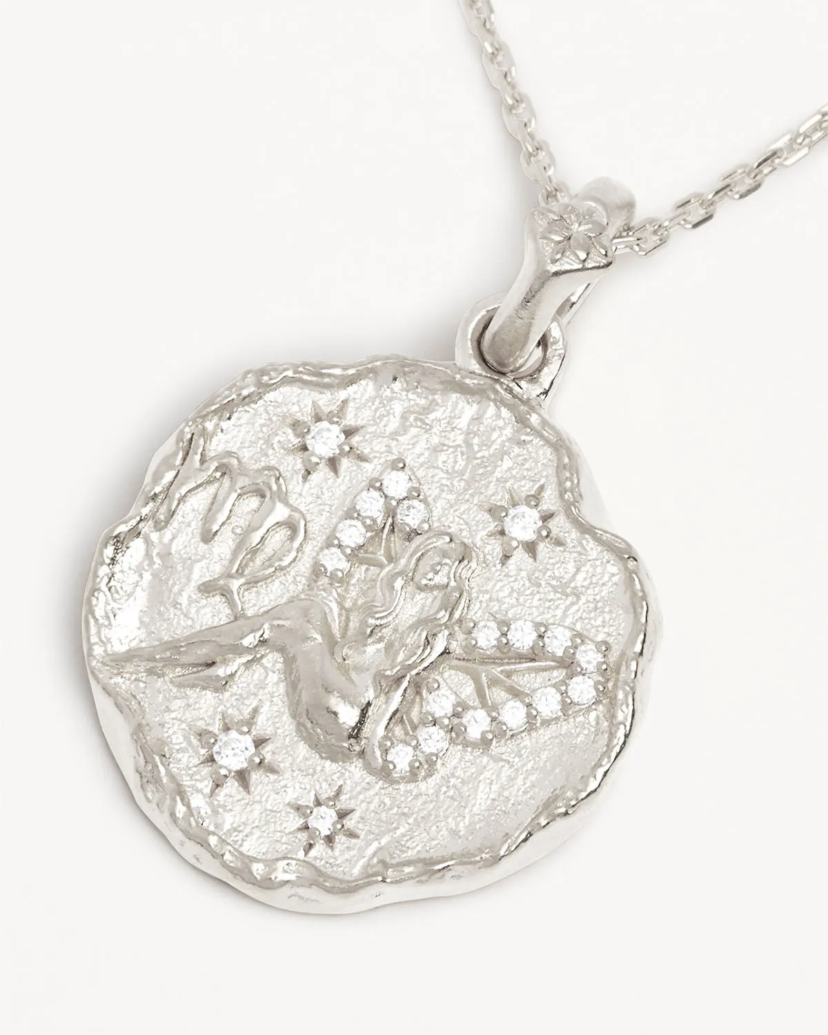 Sterling Silver She is Zodiac Necklace - Virgo