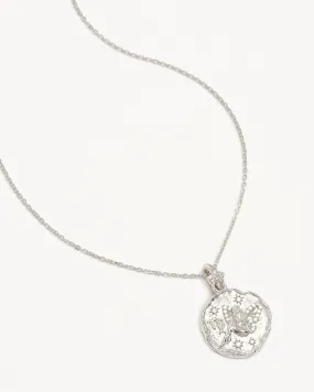 Sterling Silver She is Zodiac Necklace - Virgo