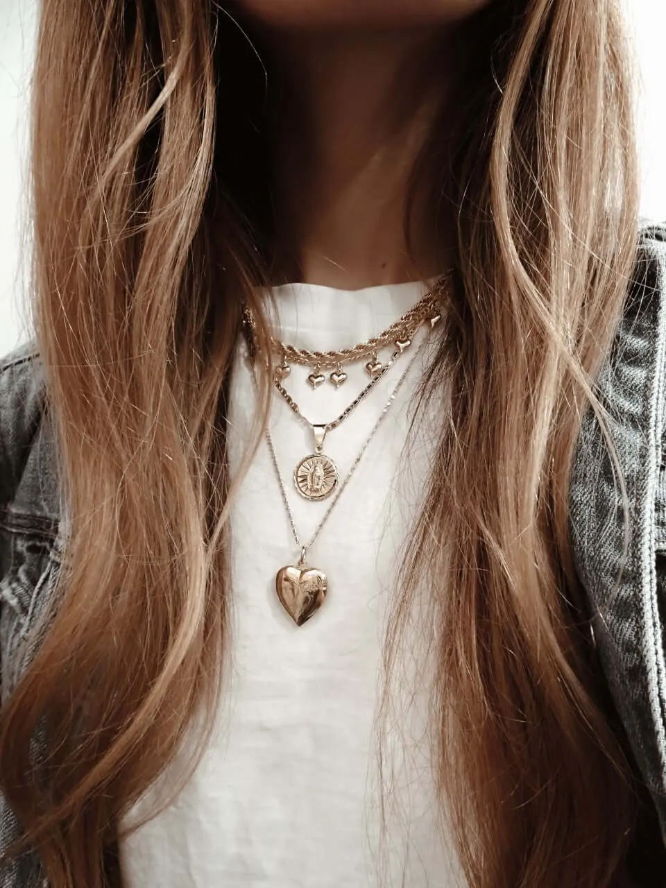 The Josephine Heart Charm Necklace