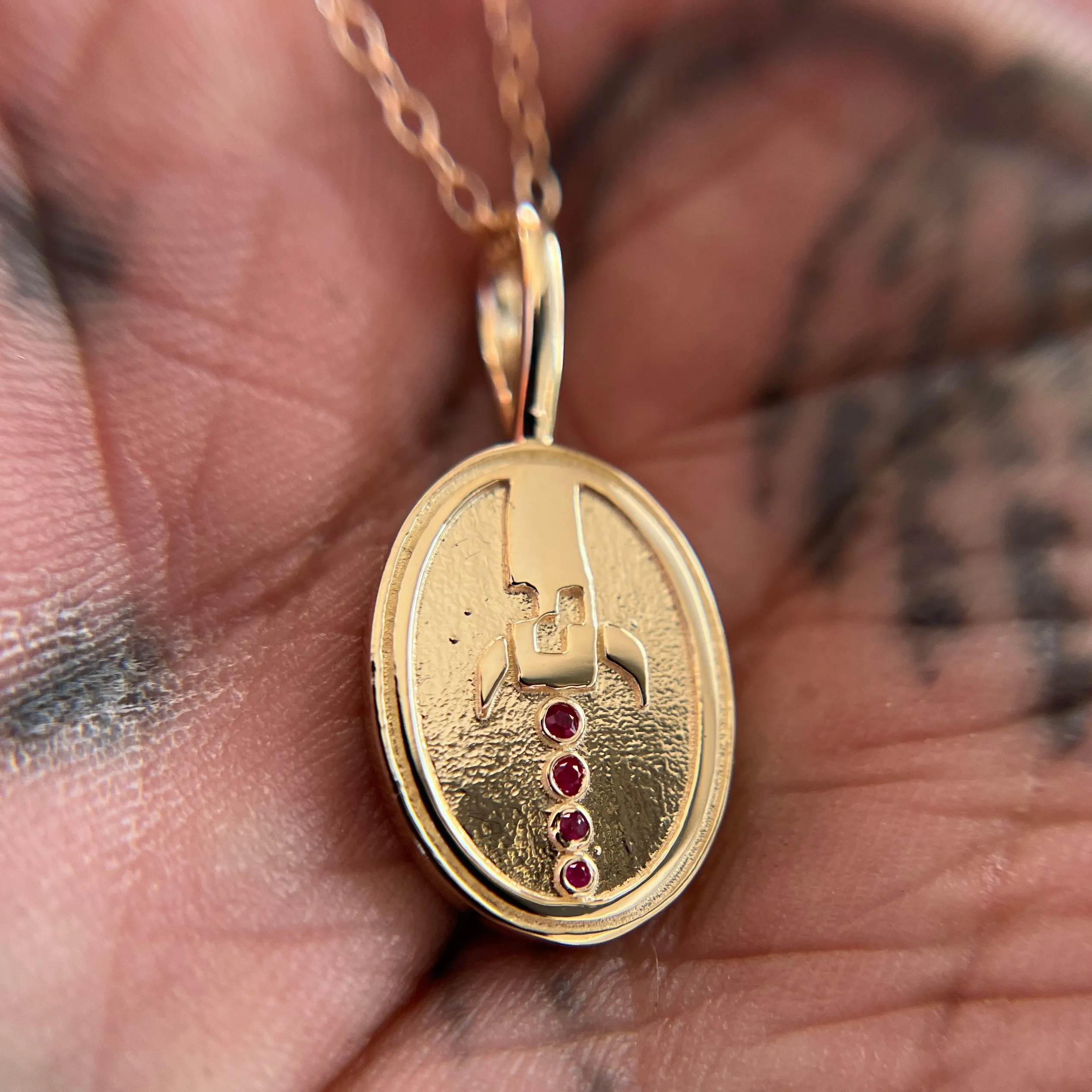 To The Moon 14k gold