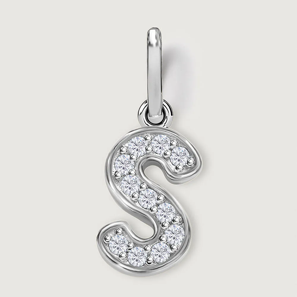 Versa Diamond Alphabet Pendants