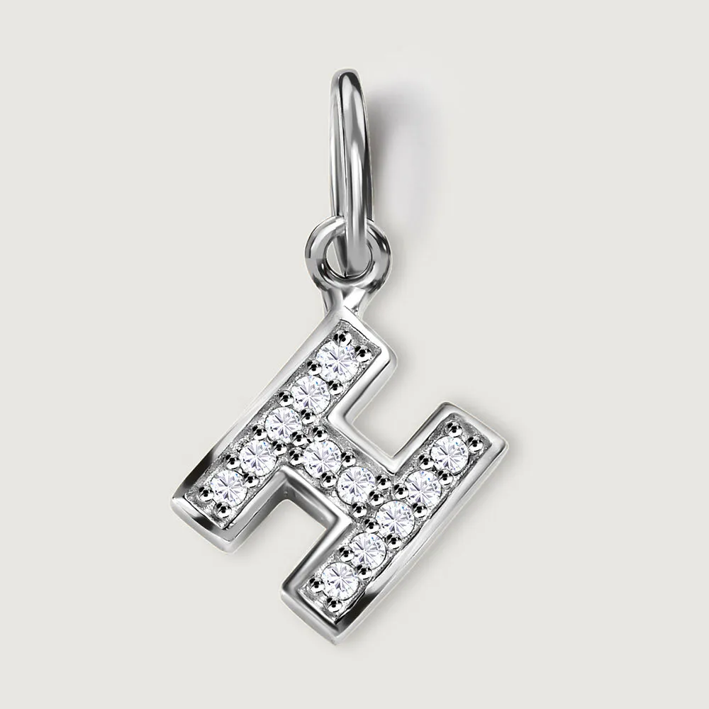 Versa Diamond Alphabet Pendants