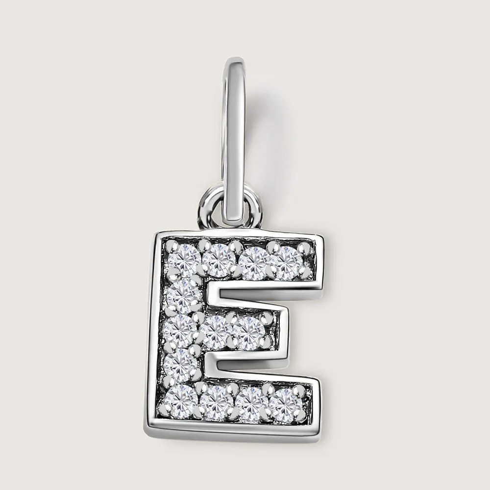 Versa Diamond Alphabet Pendants